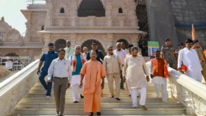 राम मंदिर में सीएम योगी