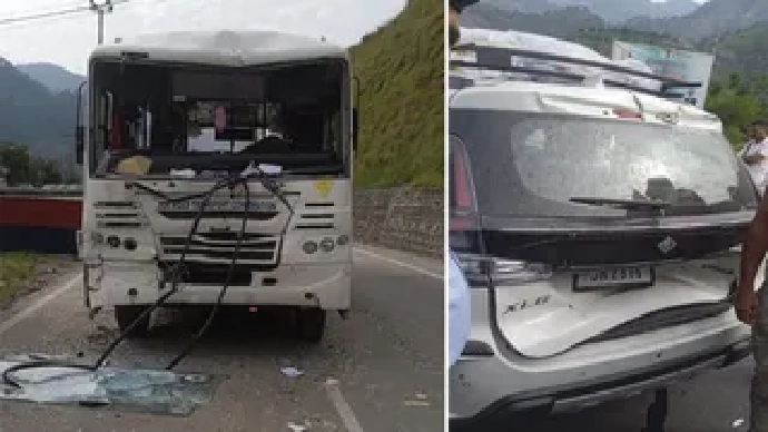 Amarnath Yatra convoy collide