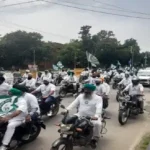 Farmers bike rally