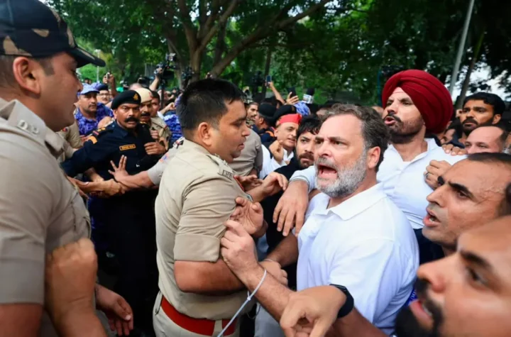 Rahul Gandhi protest
