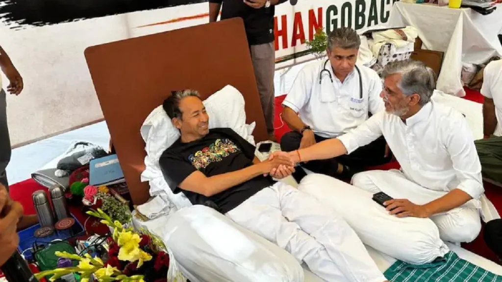Sonam Wangchuk with Pawan Khera