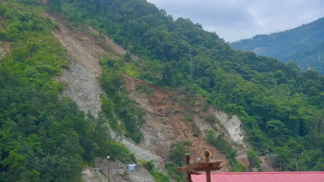 gangtok land slide