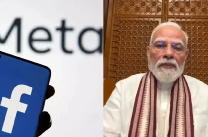meta on pm modi