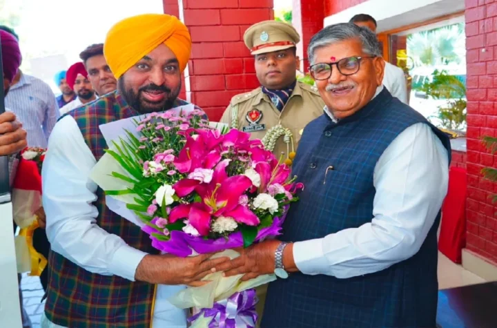 Bhagwant Mann Meets Governor