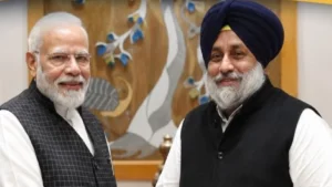 PM मोदी से मिले सुखबीर बादल