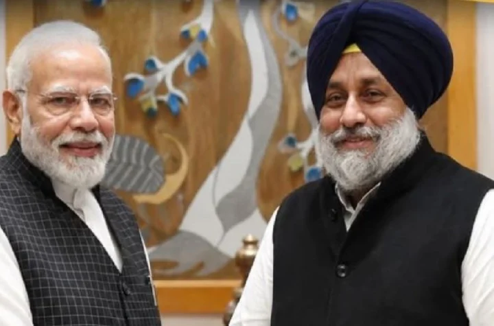 PM मोदी से मिले सुखबीर बादल