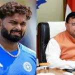 Rishabh pant CM Dhami