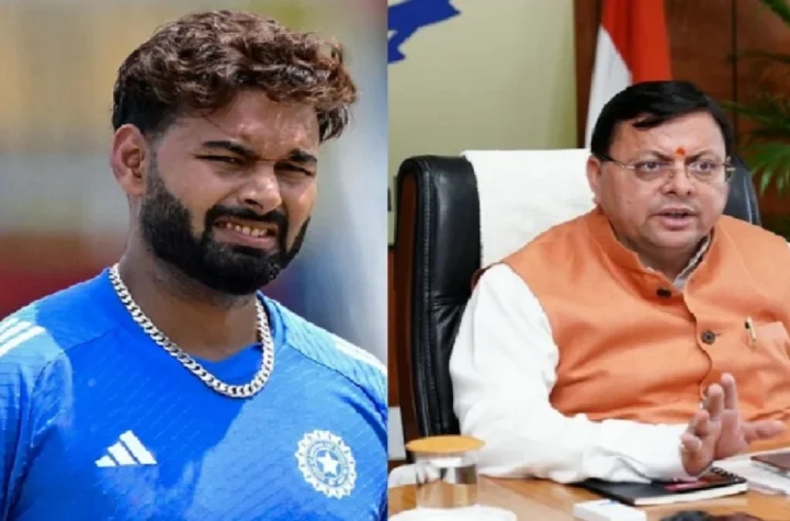 Rishabh pant CM Dhami