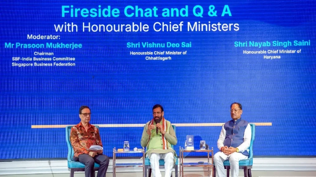 CM Saini in Singapore