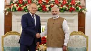 Donald Tusk meets PM Modi