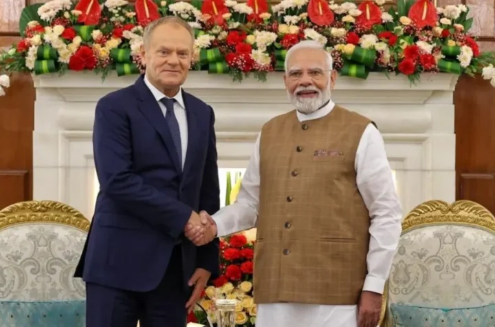 Donald Tusk meets PM Modi